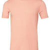 Unisex heather CVC short sleeve t-shirt