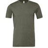 Unisex heather CVC short sleeve t-shirt