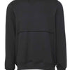 Unisex raw-seam crew pullover