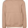 Unisex raw-seam crew pullover