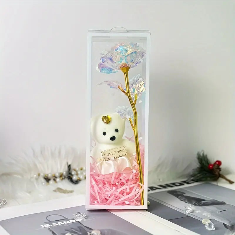 Charming Bear Rose Gift Box by Luxe Sensational