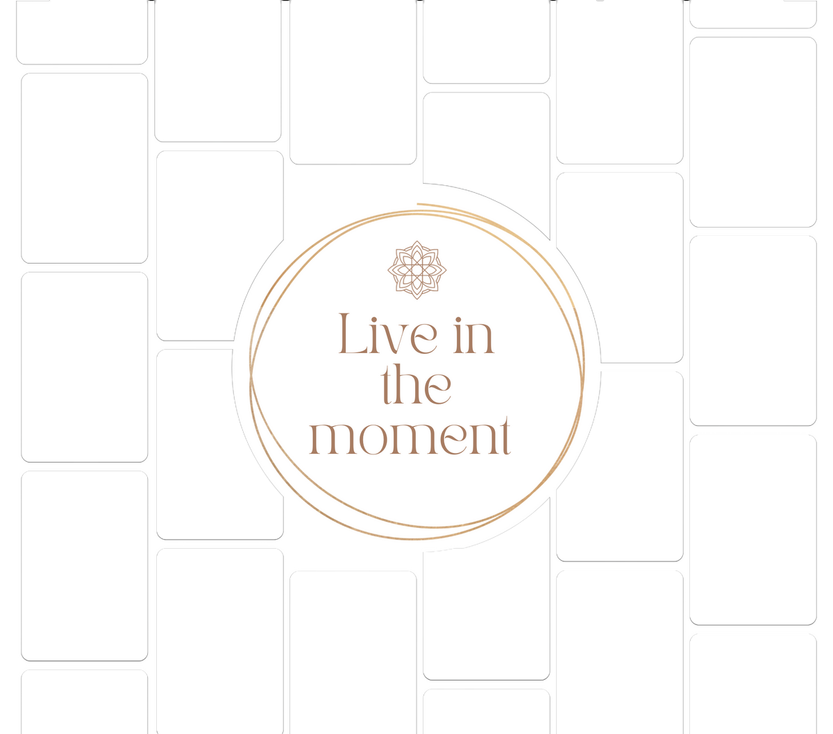 24 Image Live in the moment slate by Luxe Sensational