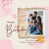 Birthday Photo Slate - Luxe Custom Designer