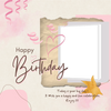 Birthday Photo Slate - Luxe Custom Designer