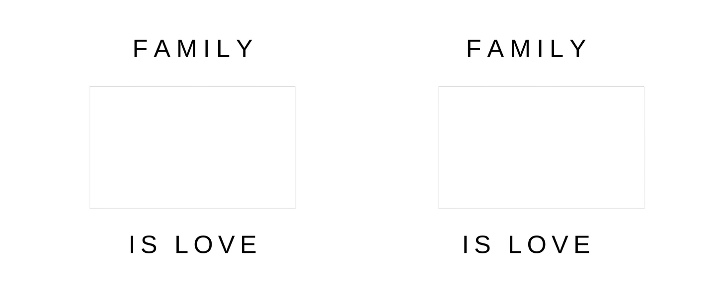 2 Panel Family Mug - Luxe Custom Designer