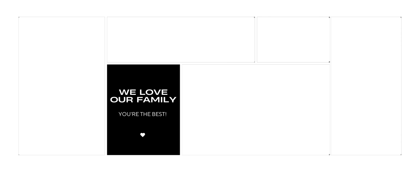 5 Panel Family Mug - Luxe Custom Designer