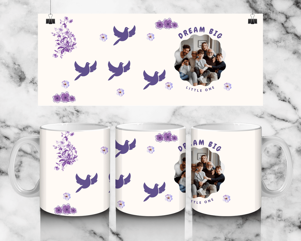 Single Photo Dream Big Mug by Luxe Sensational