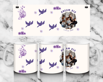 Single Photo Dream Big Mug - Luxe Custom Designer