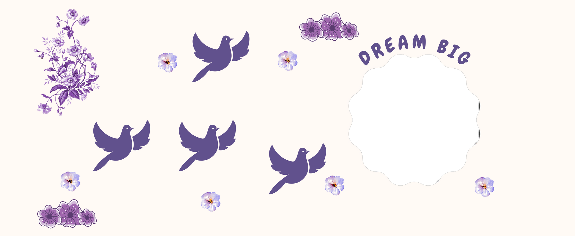 Single Photo Dream Big Mug - Luxe Custom Designer
