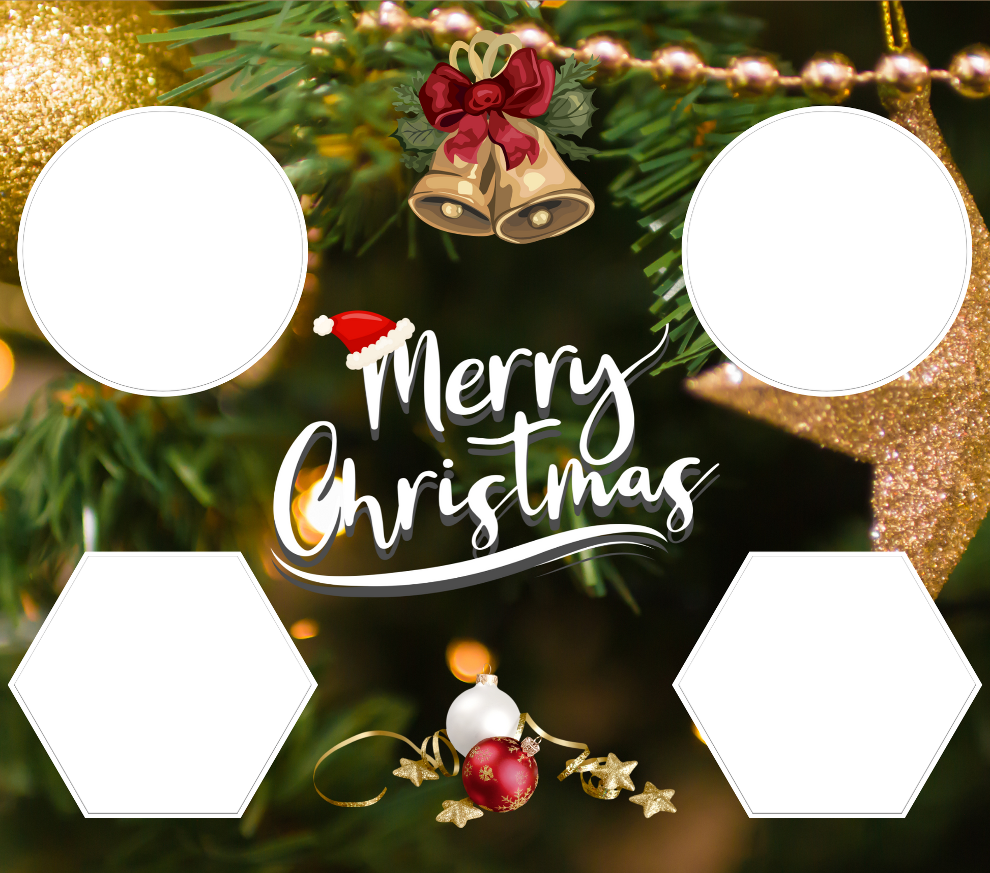 Christmas 4 image slate - Luxe Custom Designer
