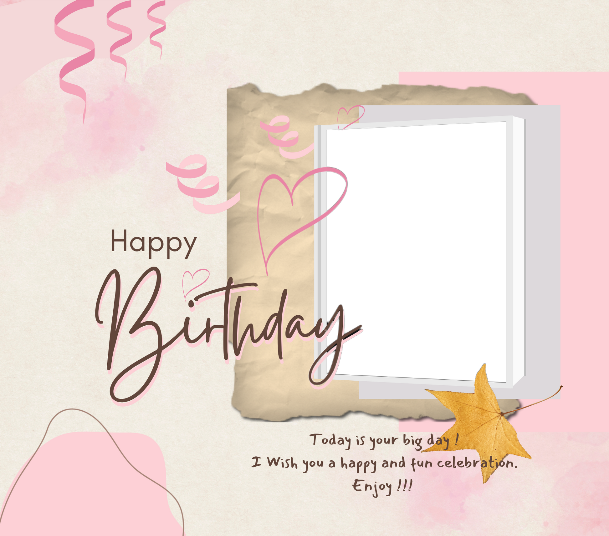 Birthday Photo Tumbler - Luxe Custom Designer