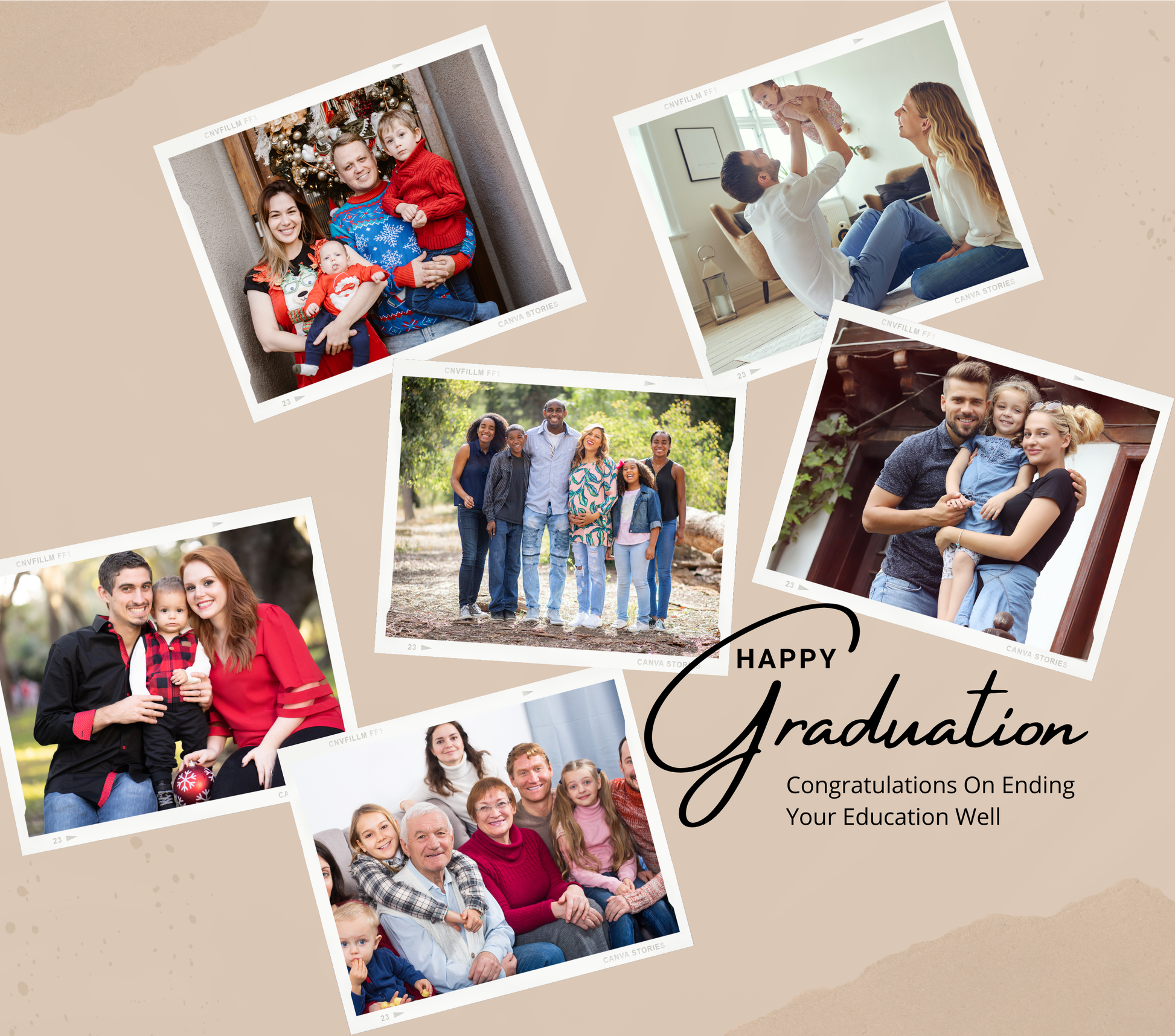 6 Panel Photo Slate (Add Any Text) - Luxe Custom Designer