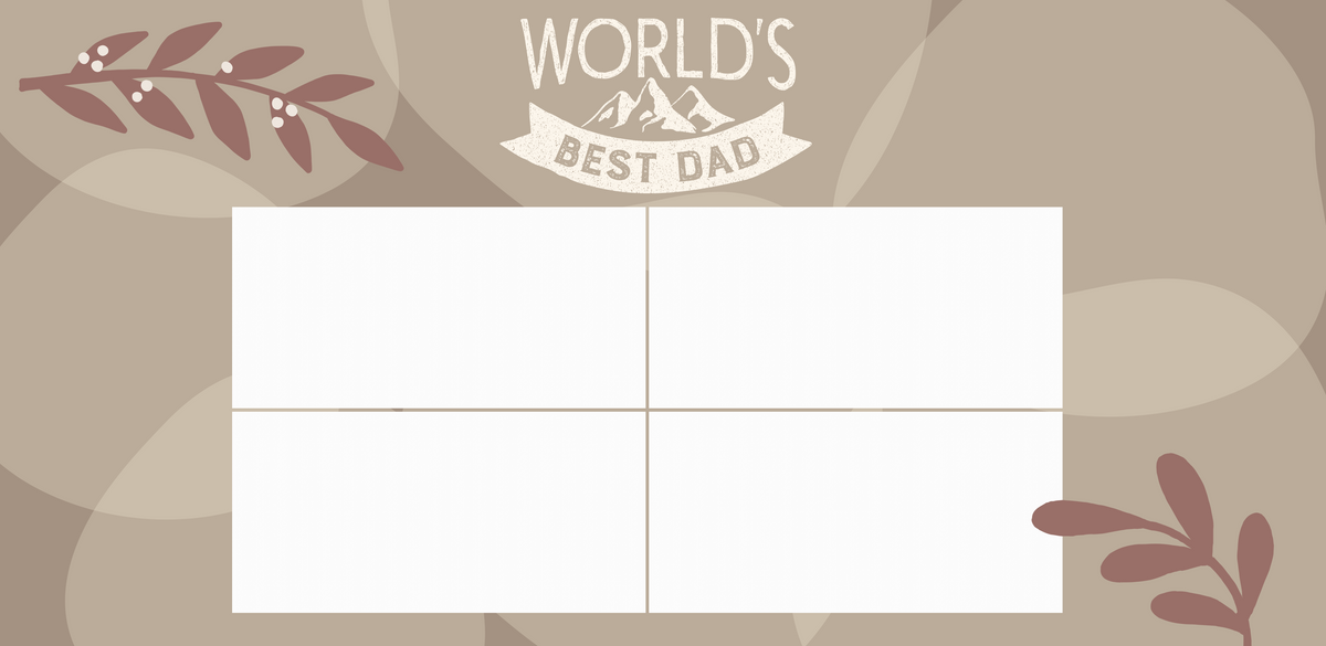 4 Image worlds best dad mug by Luxe Sensational