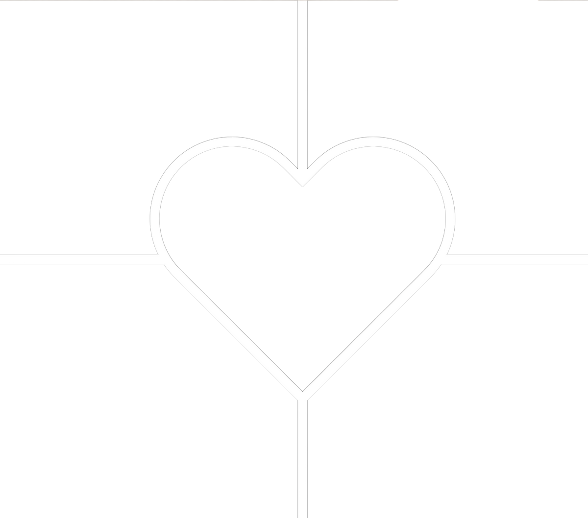 5 Image Heart Tumbler by Luxe Sensational