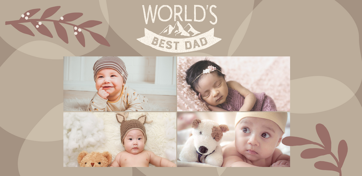4 Image worlds best dad mug by Luxe Sensational