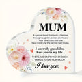 I LY Mum Plaque 10cm by Luxe Sensational