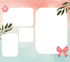 4 Image Photo Slate With Text by Luxe Sensational