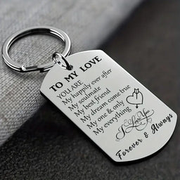 My Love Keyring by Luxe-Custom-Designer