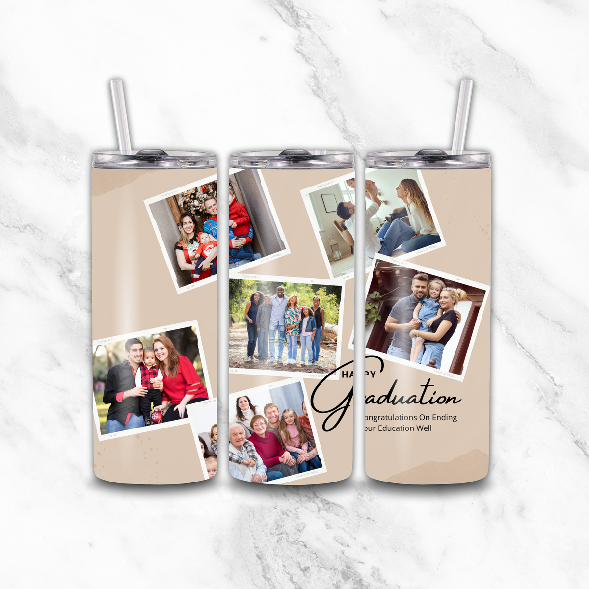6 Image Photo Tumbler by Luxe Sensational