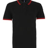 Classic fit tipped polo
