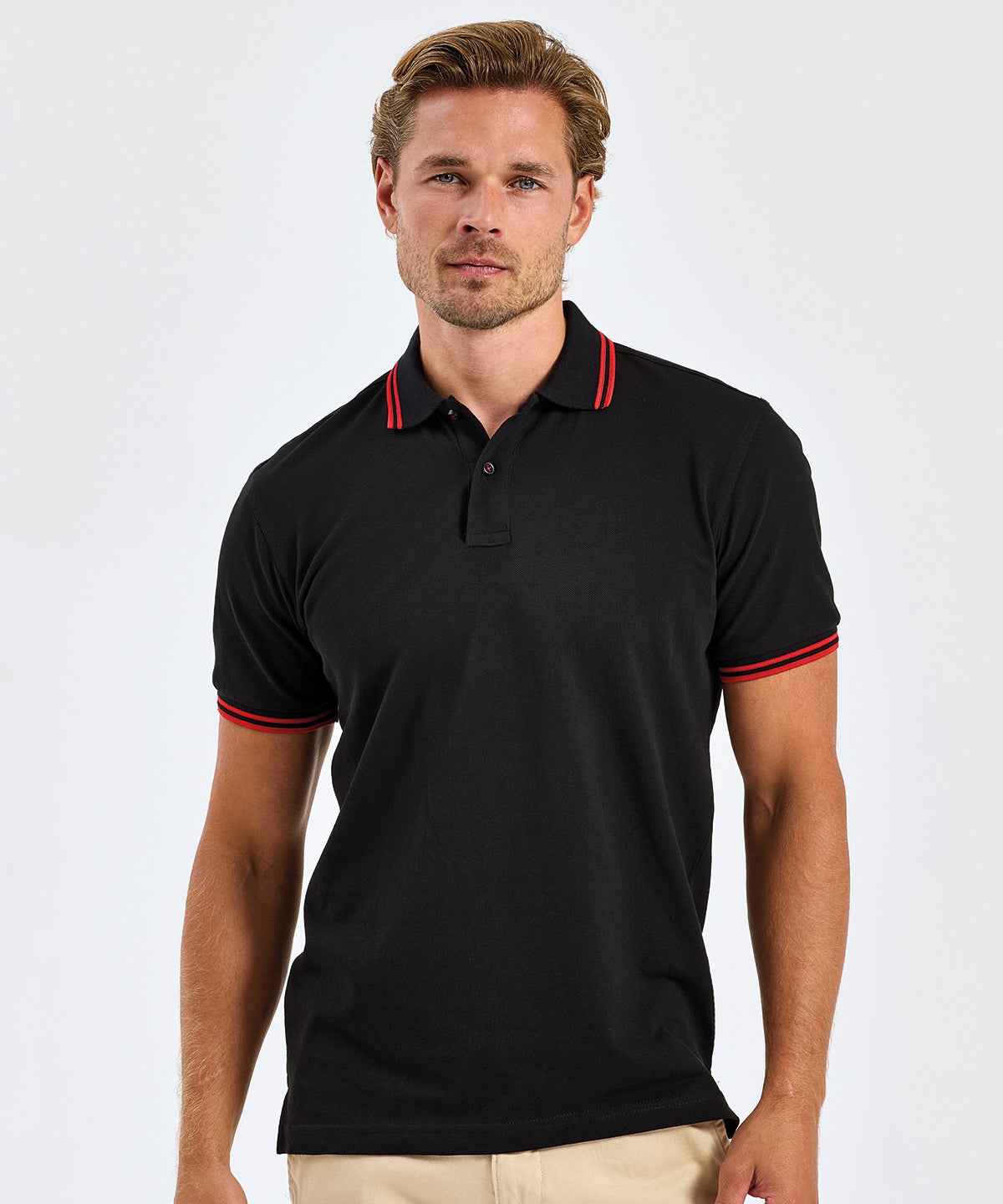Classic fit tipped polo