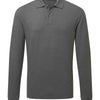 Men's classic fit long sleeved polo