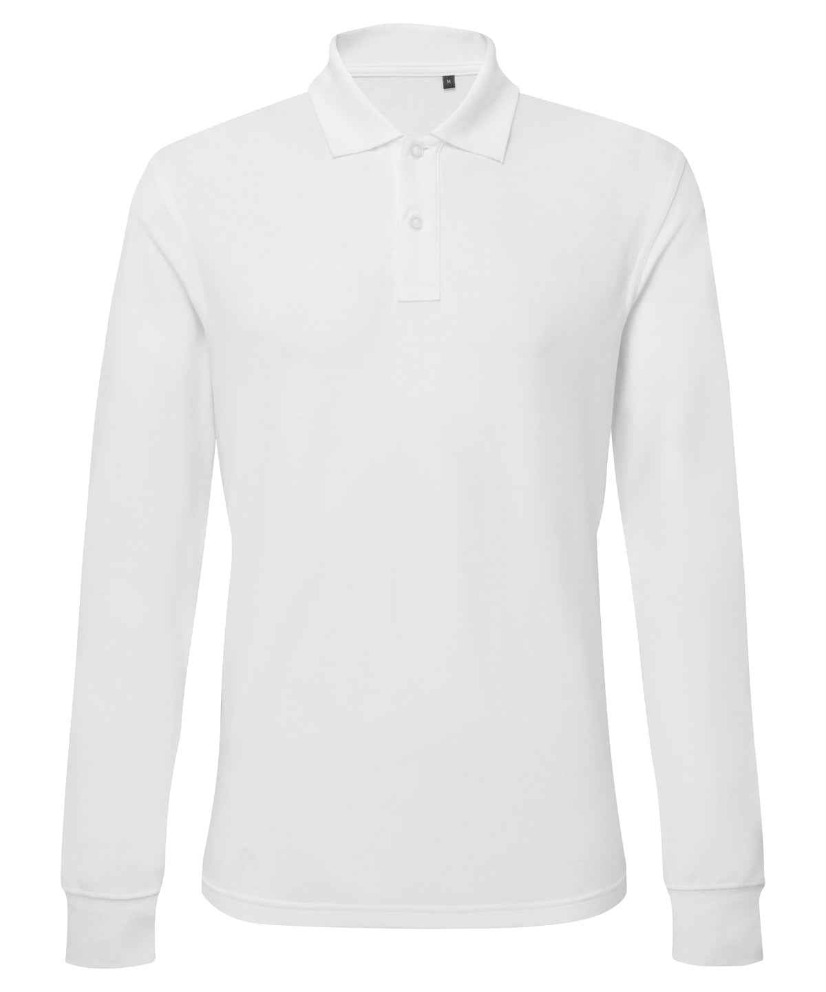 Men's classic fit long sleeved polo