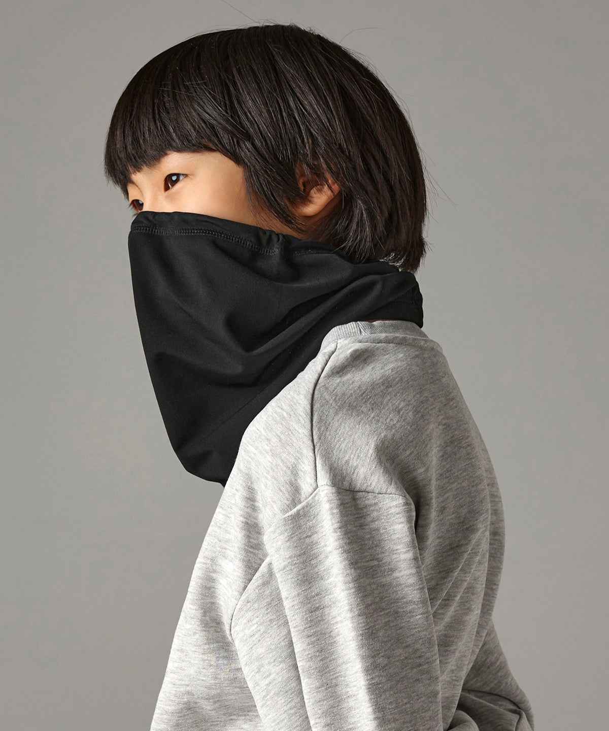 Junior softshell sports tech neck warmer