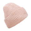 Chunky knit reverse patch beanie