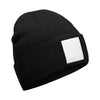 Appliqué patch beanie
