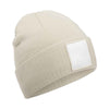 Appliqué patch beanie