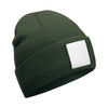 Appliqué patch beanie