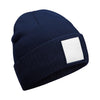 Appliqué patch beanie