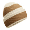 Colour block beanie