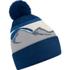Mountain peaks pom pom beanie
