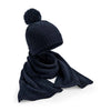 Knitted scarf and beanie gift set