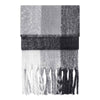 Fluffy check scarf