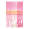 Fluffy check scarf