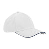 EarthAware® classic organic cotton 6-panel cap – sandwich peak