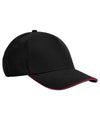 EarthAware® classic organic cotton 5-panel cap – sandwich peak