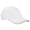 EarthAware® classic organic cotton 5-panel cap – sandwich peak