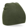 Two-tone pull-on beanie