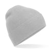 Organic cotton fine knit beanie