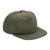 Organic cotton unstructured 5-panel cap