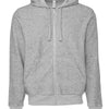 Unisex sueded fleece full-zip hoodie