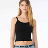 Women’s micro rib spaghetti strap tank