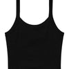Women’s micro rib spaghetti strap tank