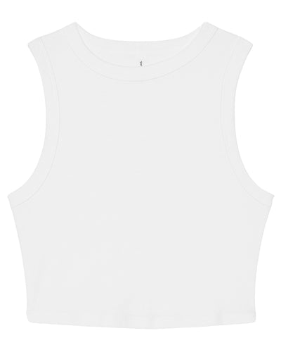 Women’s micro rib muscle crop tank