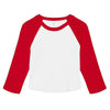Women’s micro rib 3/4 raglan baby t-shirt