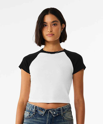 Women’s micro rib raglan baby t-shirt